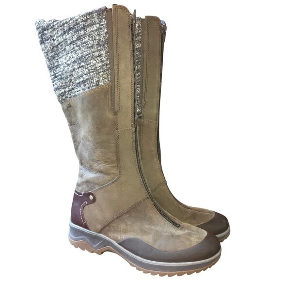 Merrell Eventyr Cuff Tall Boot Womens 9.5 Dark Earth Brown Waterproof Winter - Picture 1 of 9